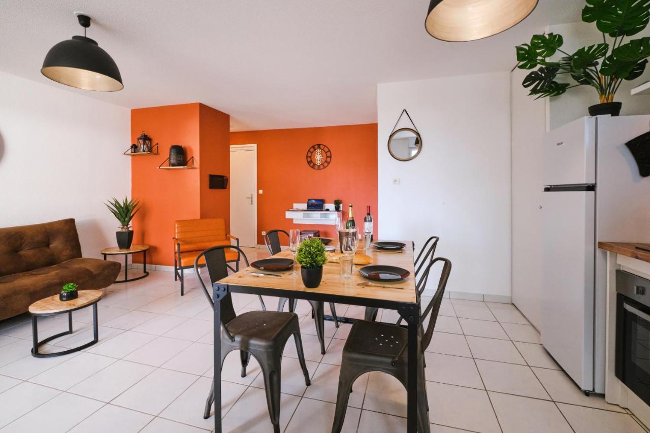 Tout Confort ! Calme, Climatisation, Piscine, Parking Gratuit, Grande Terrasse, Netflix, Wifi Carcassonne Dış mekan fotoğraf